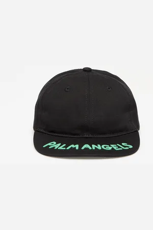 Palm Angels Kšiltovka Seasonal Logo Baseball Cap Black/ Green I