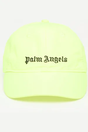Palm Angels Kšiltovka Logo Baseball Cap Yellow/ Fluo Black I
