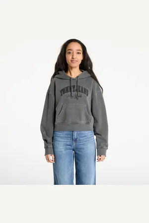 Tommy Hilfiger Mikina Tommy Jeans Boxy Crop Varsity Hoodie L