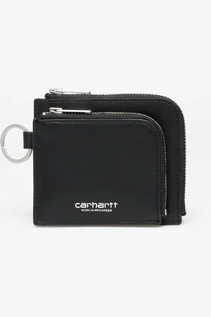 Carhartt Peněženka Double Vegas Zip Wallet Black/ Silver Universal