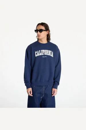 Sporty & Rich Mikina California Crewneck UNISEX Navy/ White L