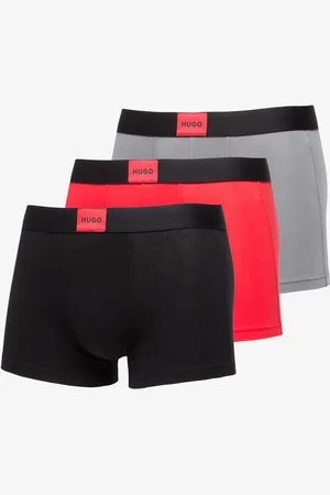 HUGO BOSS Boxerky Galaxy Regenerative Cotton Stretch Trunk 3-Pack L
