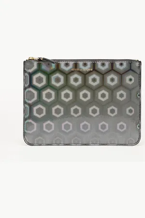 Comme des Garçons Peněženka Comme des Garçons Black Rainbow Wallet Silver/Black Universal