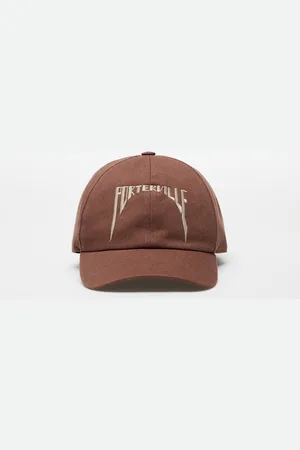 Rick Owens Kšiltovka Embroidered Denim Baseball Cap Terra/ Pearl L