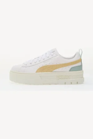 PUMA Tenisky Mayze Lth Wn s White-Modern Mint EUR 41