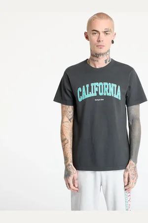 Sporty & Rich Tričko California T-Shirt UNISEX Faded Black/ Spring Green/ White M