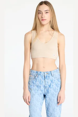 Calvin Klein Top Jeans Washed Woven Label Top L