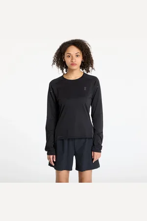 On Running Tričko Performance Lg Sleeve Tee Black/ Eclipse L