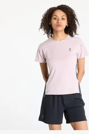 On Running Tričko Performance Short Sleeve Tee Mauve/ Eclipse L