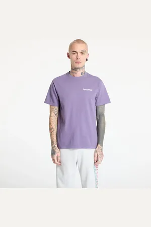 Sporty & Rich Tričko Health Is Wealth T-Shirt UNISEX Dusty Grape/ White M