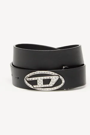 Diesel Pásek Oval D Logo B-1Dr-Layer Strass 85