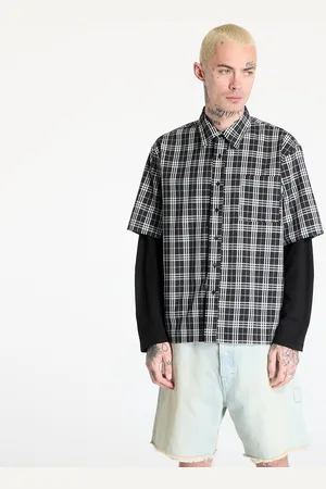 Wasted Paris Košile M Yard Tartan Shirt Age Black/ White L