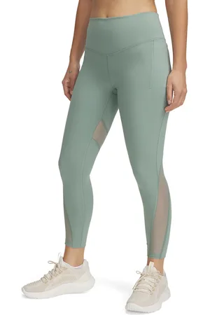 Under Armour Legíny Vanish Elite Vent Ankle Leg Silica Green/ Iridescent L