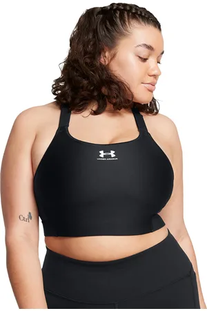 Under Armour Podprsenka HeatGear High Black/ White L