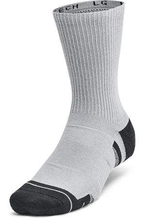 Under Armour Ponožky Unisex Perf Tech 6-Pack Crew Mod Gray/ Mod Gray/ Jet Gray L