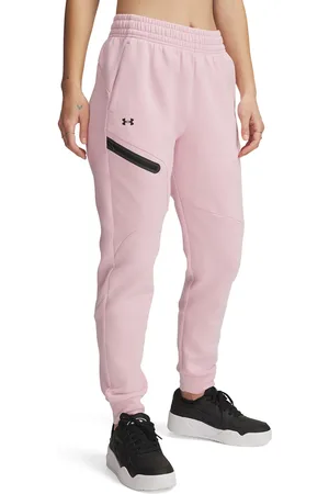 Under Armour Kalhoty Unstoppable Fleece Jogger Prime Pink/ Black L