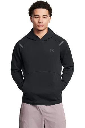 Under Armour Mikina Unstoppable Fleece Hooded EU Black/ Black L