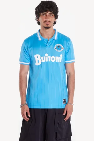 Copa Dres x Maradona Napoli 1986-87 Retro Football Shirt UNISEX L