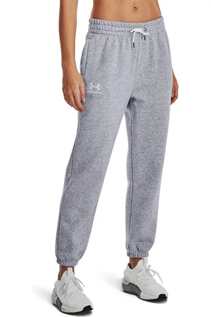 Under Armour Kalhoty Icon Fleece Jogger Mod Gray Light Heather/ White L
