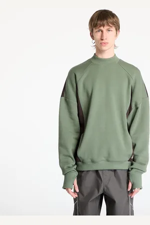 Reebok Mikina French Terry Crewneck UNISEX Breakaway Green/ Unearthed Brown L