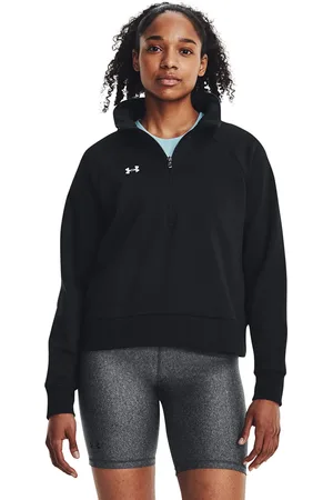 Under Armour Mikina Rival Fleece HZ Black/ White L