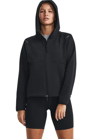 Under Armour Mikina Unstoppable Fleece FZ Black/ Black L