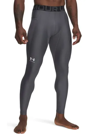 Under Armour Legíny HG Armour Leggings Castlerock/ White L