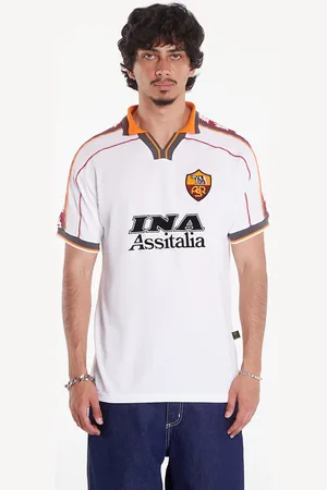 Copa Dres AS Roma 1998 - 99 Away Retro Football Shirt UNISEX L