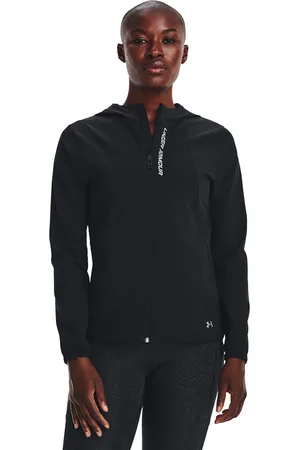 Under Armour Bunda OutRun the STORM Jacket Black/ Reflective/ Reflective L