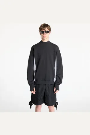 Reebok Mikina French Terry Crewneck UNISEX Washed Black/ Grey 3 L