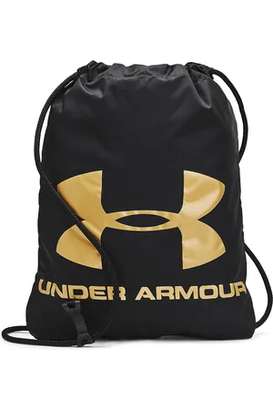 Under Armour Batoh Ozsee Sackpack Black/ Metallic Gold Universal
