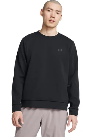 Under Armour Mikina Unstoppable Fleece Crew EU Black/ Black L