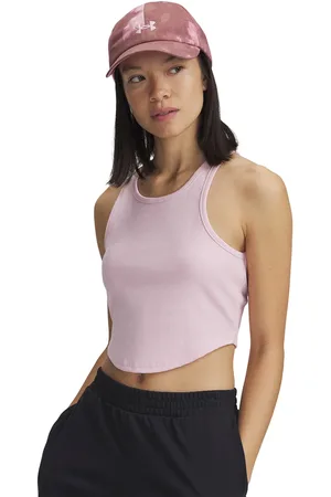 Under Armour Tílko Rival Rib Tank Prime Pink/ White L
