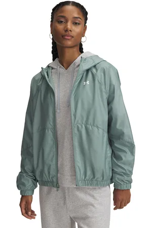 Under Armour Bunda Rival Sport Windbreak Jacket Silica Green/ White L