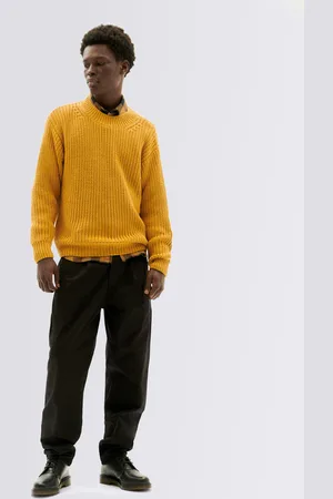 Thinking Mu Mustard Julio Knitted Sweater MUSTARD S