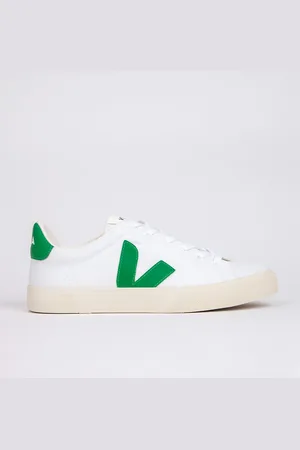 Veja Campo Canvas WHITE_EMERAUDE 36