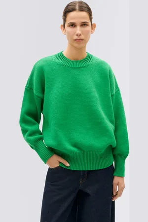 Thinking Mu Green Petra Knitted Sweater GREEN L