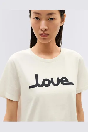 Thinking Mu Tričko Love Ida T-Shirt WHITE