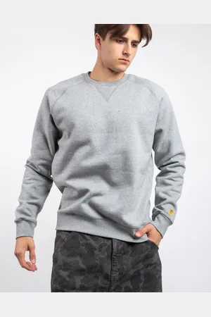 Carhartt Chase Sweat Grey Heather / Gold L