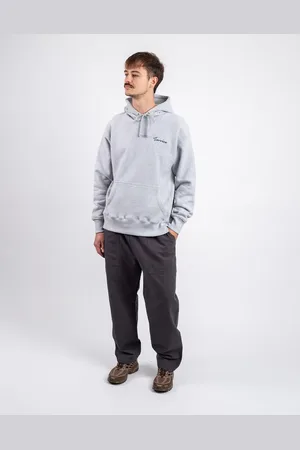 Service Works Script Logo Hoodie MARL GREY M
