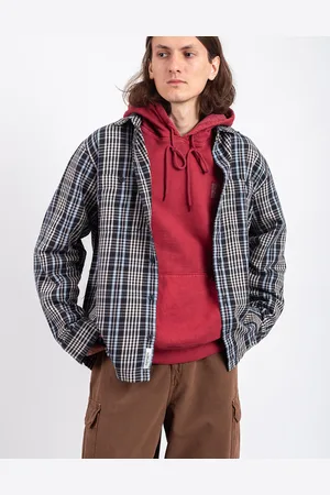 Carhartt L/S Mandlik Shirt Mandlik Check, Dark Navy M