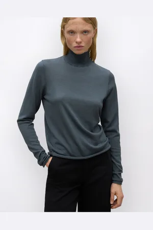 ECOALF Faya Collar Jumper GREEN SHADOW L