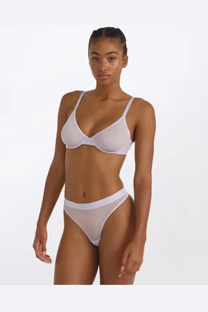 Organic Basics Mesh Thong Soft Lilac L