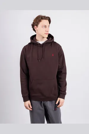 Gramicci One Point Hooded Sweatshirt DARK BROWN L