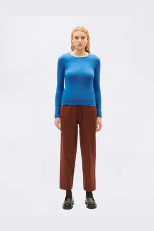 Thinking Mu Tričko Blue Brisa Cachemire Top BLUE
