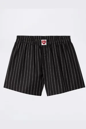 Carhartt Cotton Boxer Seaton Stripe, Black/Wax L