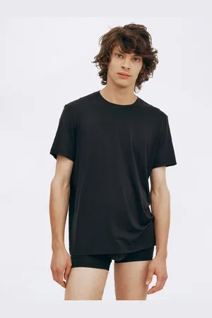 Organic Basics Tričko True Crewneck Tee 3-Pack Black / Black / Black