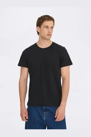 Organic Basics Tričko True Regular Fit Tee Black