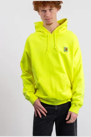 Carhartt Hooded Industry Sweat Lumo Yellow garment dyed M