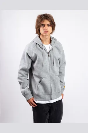 Carhartt Hooded Chase Jacket Grey Heather / Gold L